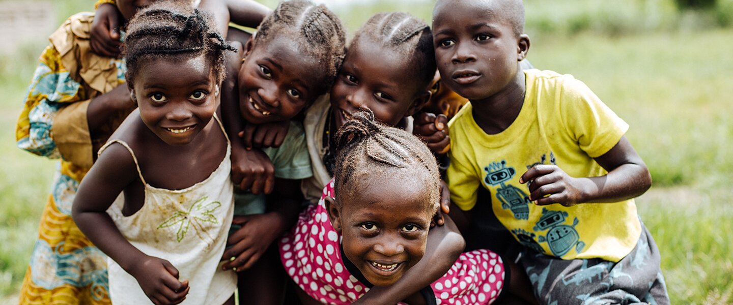 Lachende afrikanische Kinder
