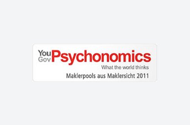 Auszeichnung der Fonds Finanz als führend im Rahmen einer Studie der YouGovPsychonomics 2011 zu künftigen Trends und Erwartungen an Maklerpools