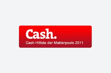 Auszeichnung der Fonds Finanz mit dem ersten Platz im Rahmen der Cash. Hitliste der Maklerpools 2011