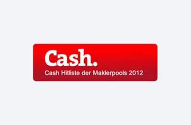 Auszeichnung der Fonds Finanz mit dem ersten Platz im Rahmen der Cash. Hitliste der Maklerpools 2012