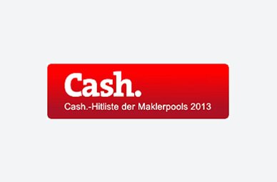 Auszeichnung der Fonds Finanz mit dem ersten Platz im Rahmen der Cash. Hitliste der Maklerpools 2013
