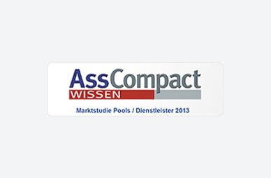 Auszeichnung der Fonds Finanz im Rahmen der bbg-/AssCompact-Studie 2013 „Pools & Dienstleister“ als favorisierter Maklerpool bei den Vermittlern Deutschlands