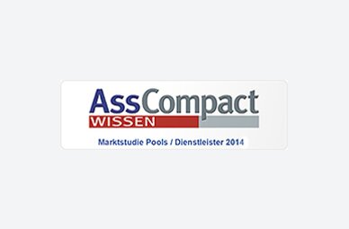 Auszeichnung der Fonds Finanz im Rahmen der AssCompact-Studie 2014 „Pools & Dienstleister“ mit dem ersten Platz in den Kategorien "Vorsorge/Leben" und "Kranken"