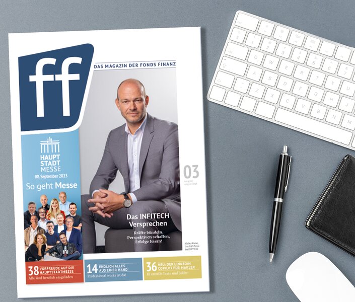 Ein Cover des ff Magazins, dem Magazin der Fonds Finanz