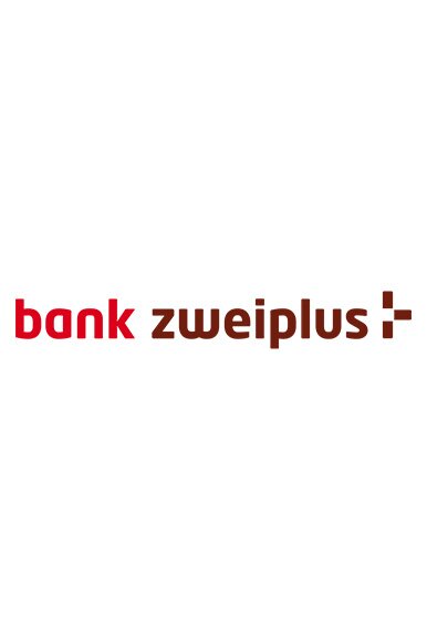 Logo der bank zweiplus, die das Schweizer Vermögensdepot anbietet