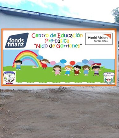 Corporate Social Responsibility Projekt Bau des „Spatzennestes“, ein Zentrum für frühkindliche Erziehung in Honduras