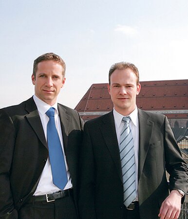 Norbert Porazik und Markus Kiener im Jahre 2002