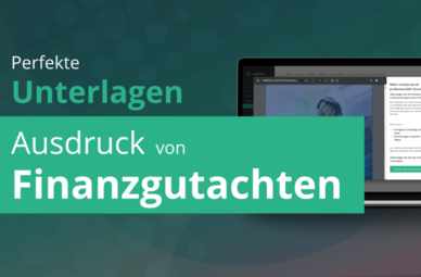 Thumbnail-Bild für das Video zum VorFina Tool für professionelles Ausdrucken von Finanzgutachten etwa für einen Kundentermin