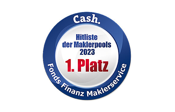 Fonds Finanz Maklerpool rangiert auf Rang eins der Cash-Hitliste 2023